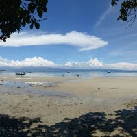 Bunaken saat surut Boat Tour Pulau Bunaken