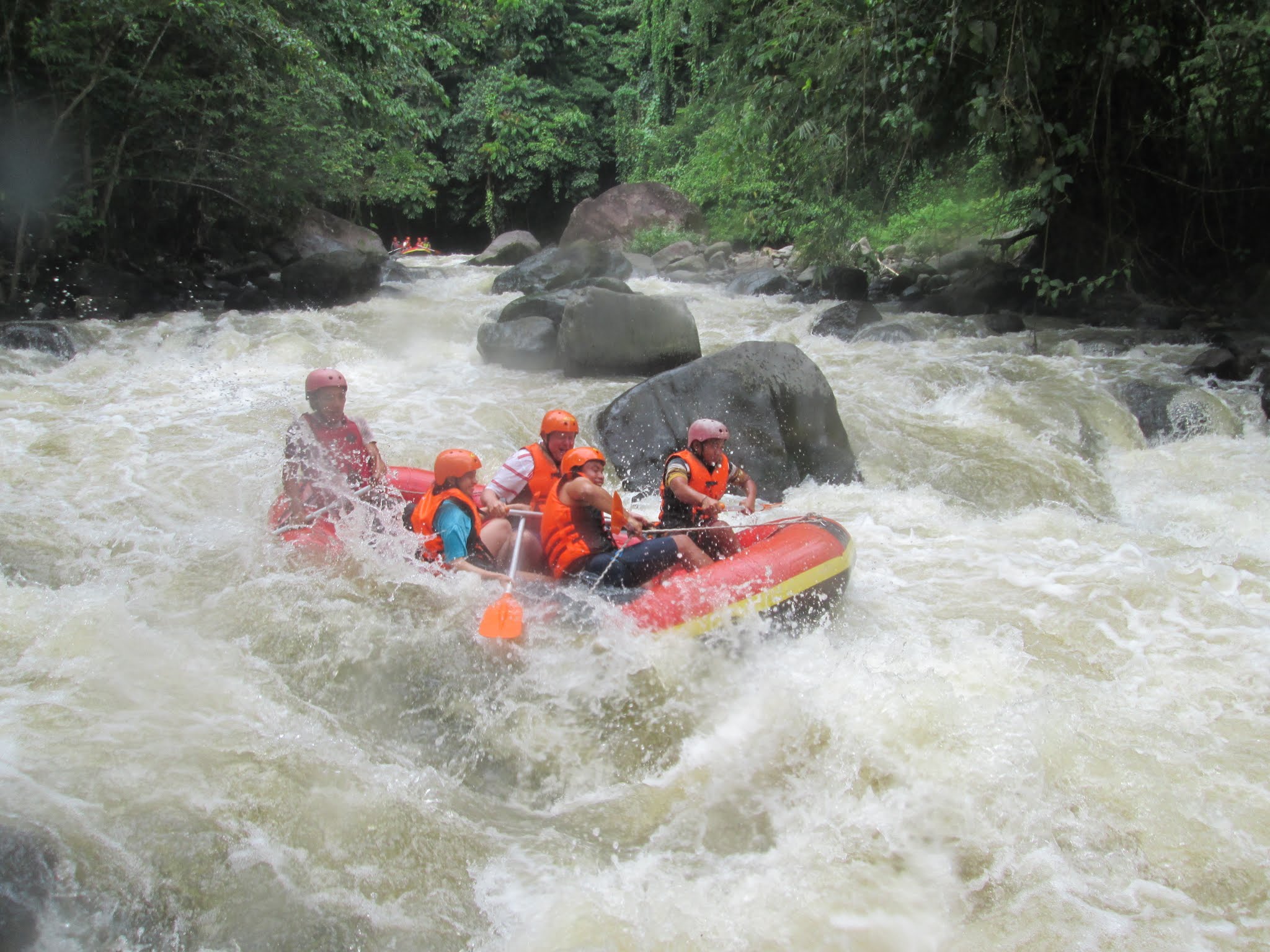 White Water Rafting NImanga River, Tour in North Sulawesi